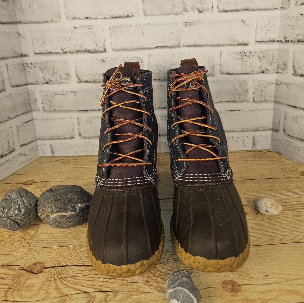 Womens Colorblock Bean Boot Limited Edition 8" - Picture 2 of 9